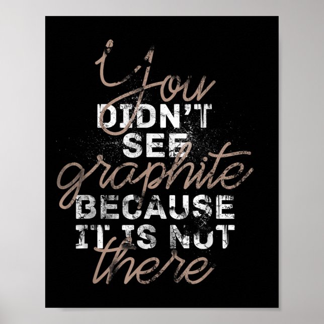 Chernobyl Graphite Dyatlov, Funny Quote, Nuclear T Poster (Framsidan)