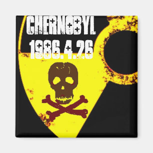Chernobyl minnes- anti kärn- magnet