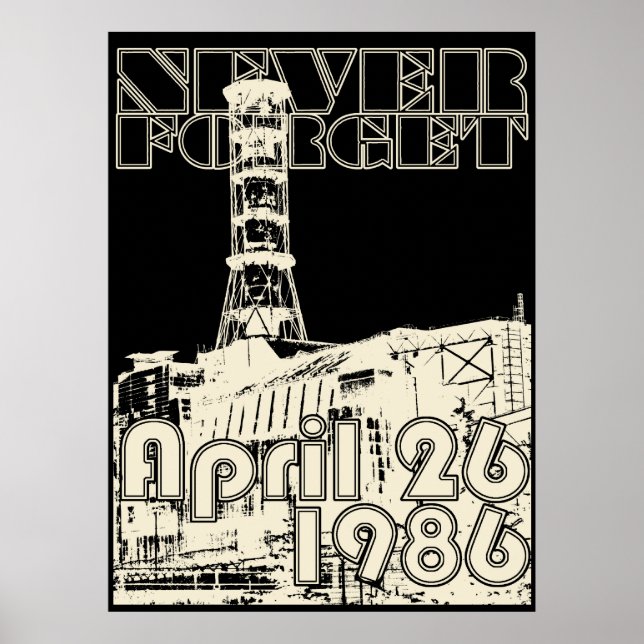 CHERNOBYL POSTER (Framsidan)