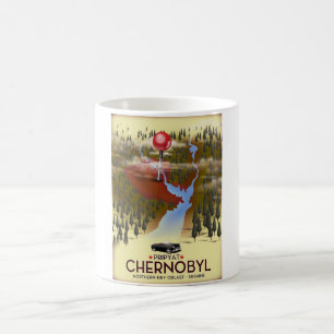 Chernobyl, Pripyat, ukraine Travel-affisch Magisk Mugg