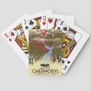 Chernobyl, Pripyat, ukraine Travel print Casinokort