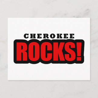 Cherokee, Alabama City Design Vykort