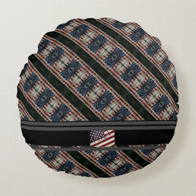 Cherokee American Rund Kudde (Framsidan)