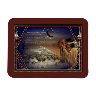 Cherokee Blating Magnets Native American Magnet