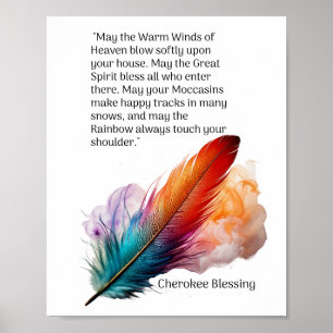 Cherokee Blating - May the Underbar Spirit Poster