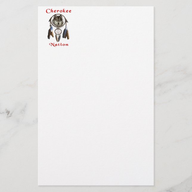 Cherokee Brevpapper (Framsida)