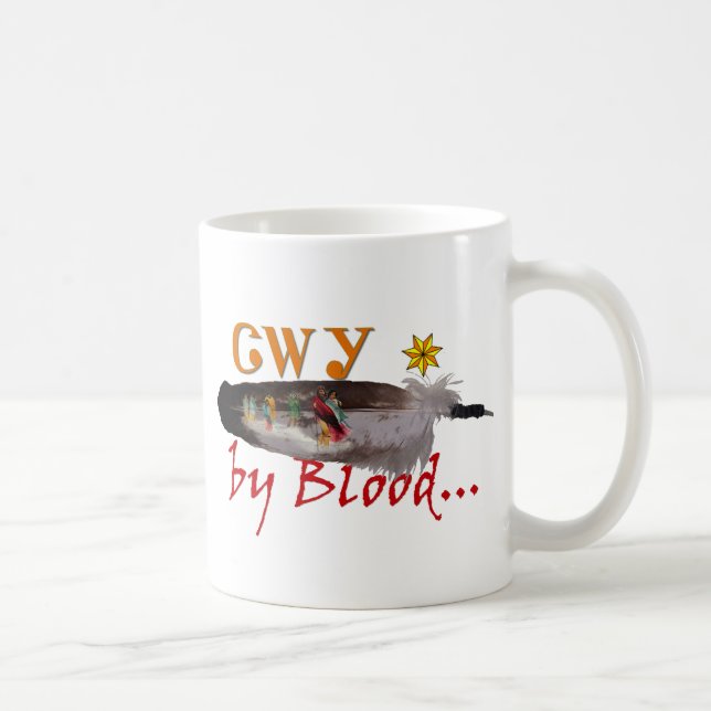 Cherokee by Blood Kaffemugg (Höger)