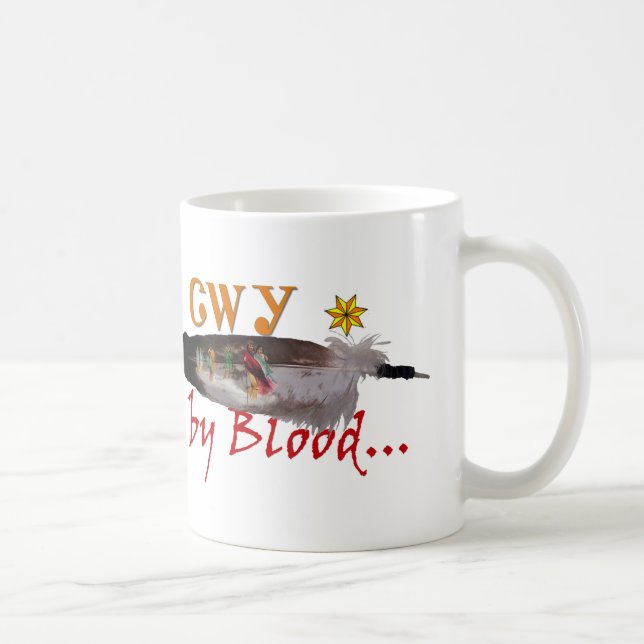 Cherokee by Blood Kaffemugg (Höger)