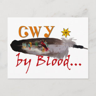 Cherokee by Blood Vykort