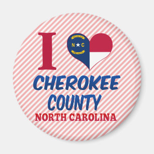 Cherokee County North Carolina Magnet
