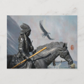 Cherokee & Eagle Vykort
