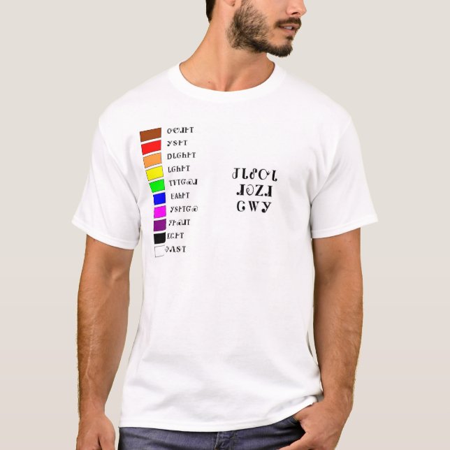 Cherokee färgskjorta tee shirt (Framsida)