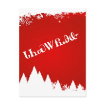 Cherokee god julvykort