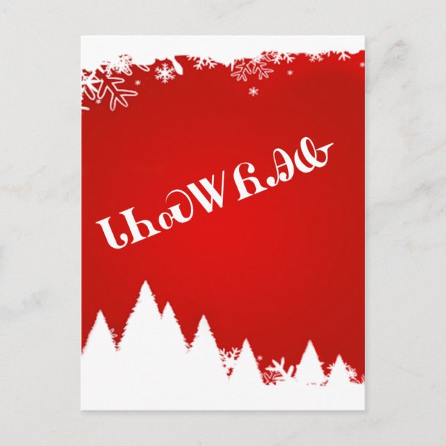 Cherokee god julvykort helg vykort (Framsida)