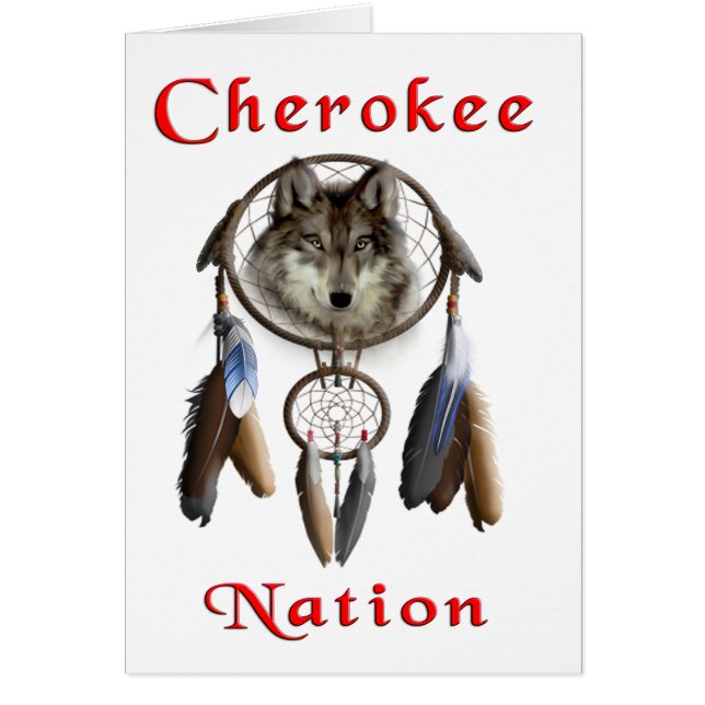 Cherokee Hälsningskort (Framsidan)