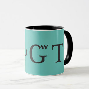 Cherokee I Kärlek You Aqua Blue Two Tone Mugg