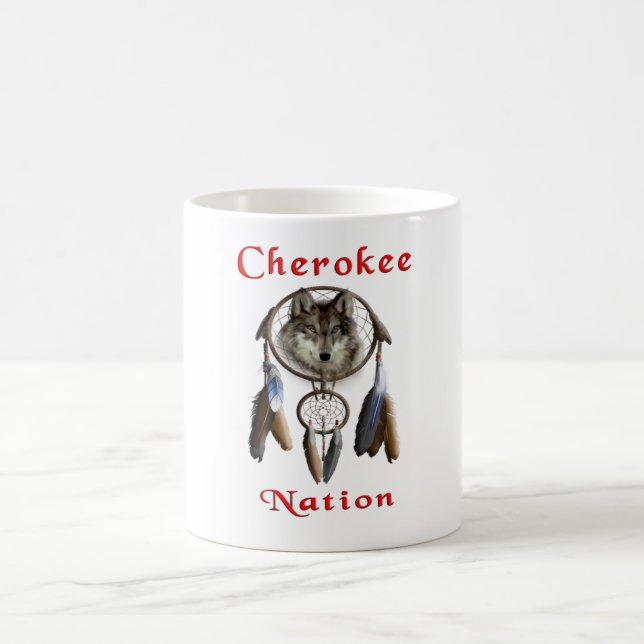 Cherokee Indian Nation Kaffemugg (Center)