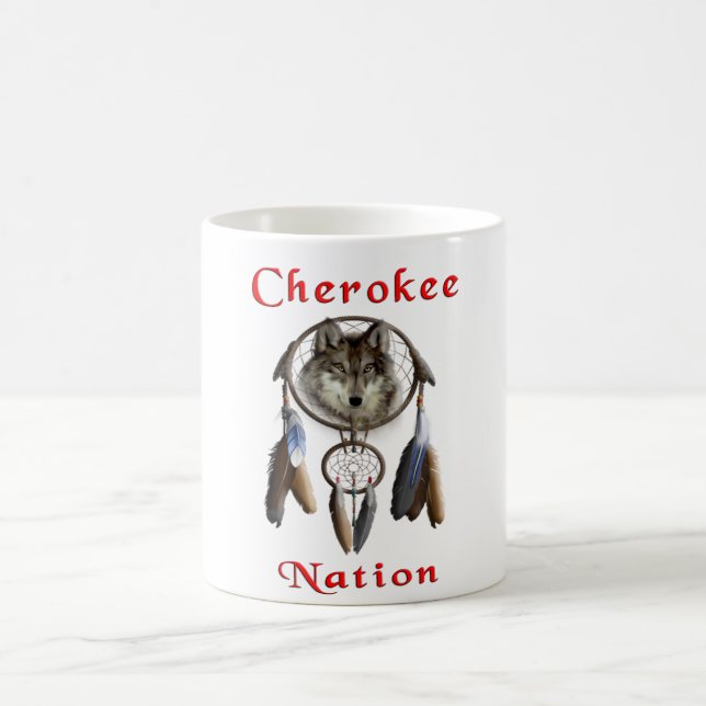 Cherokee Indian Nation Kaffemugg (Center)