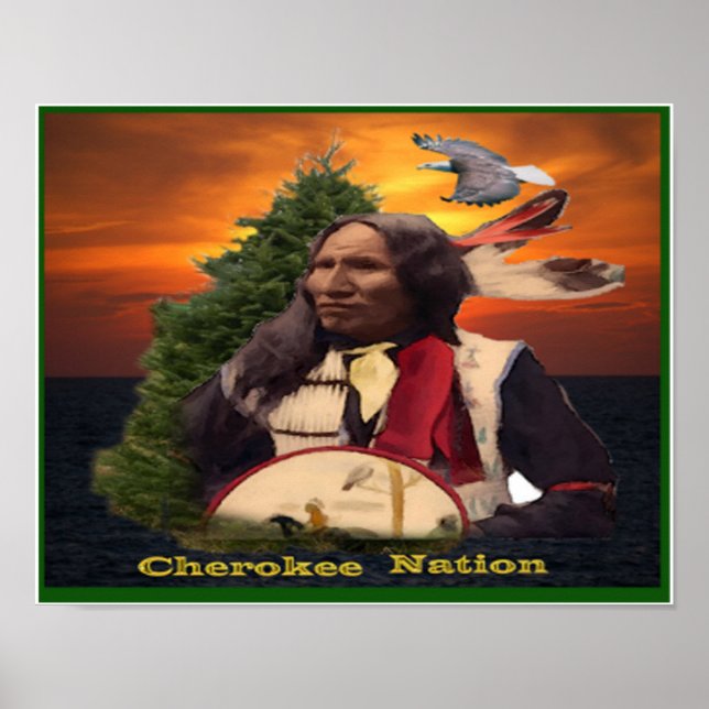 Cherokee Indian poster (Framsidan)