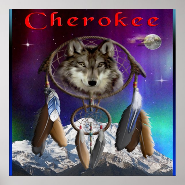 Cherokee Indian poster (Framsidan)