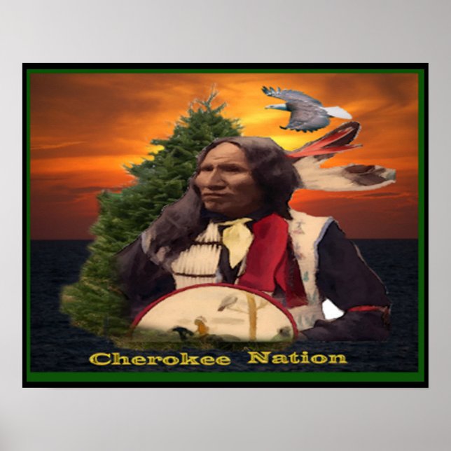 Cherokee Indian poster (Framsidan)