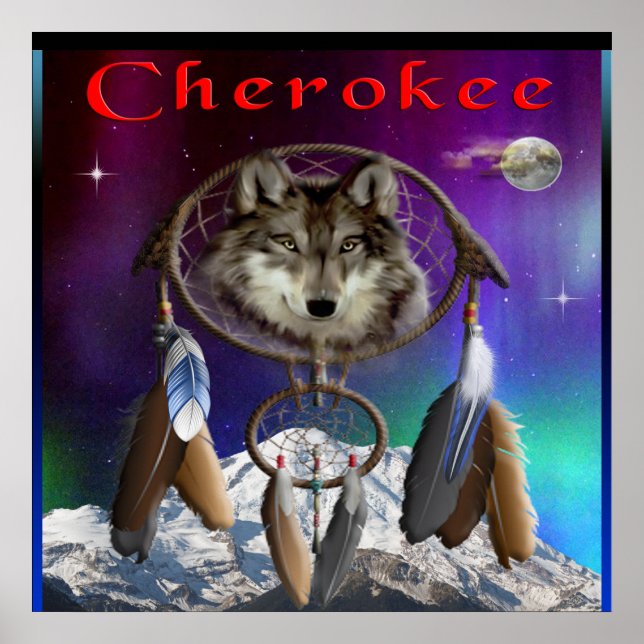 Cherokee Indian poster (Framsidan)