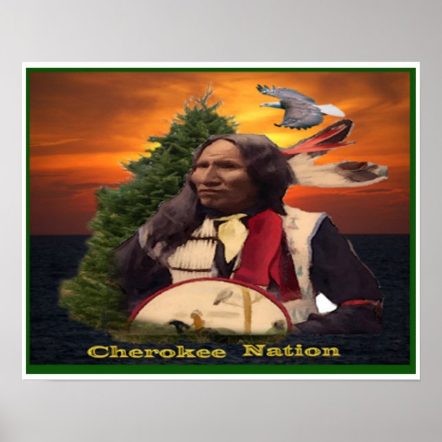 Cherokee Indian poster (Framsidan)