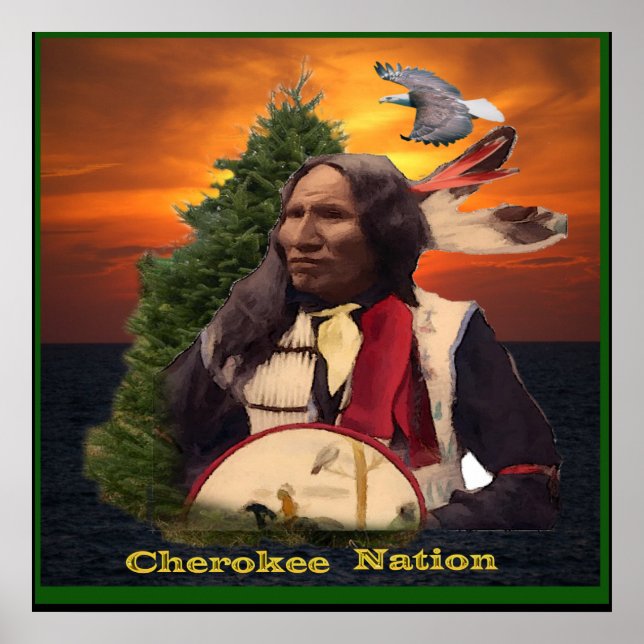 Cherokee Indian poster (Framsidan)