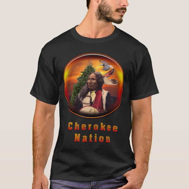 Cherokee indians T-Shirt (Framsida)