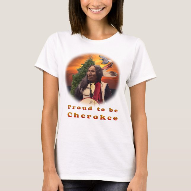 Cherokee indisk t-shirts (Framsida)