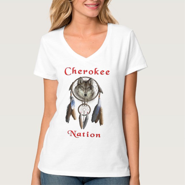 Cherokee indisk t-shirts (Framsida)