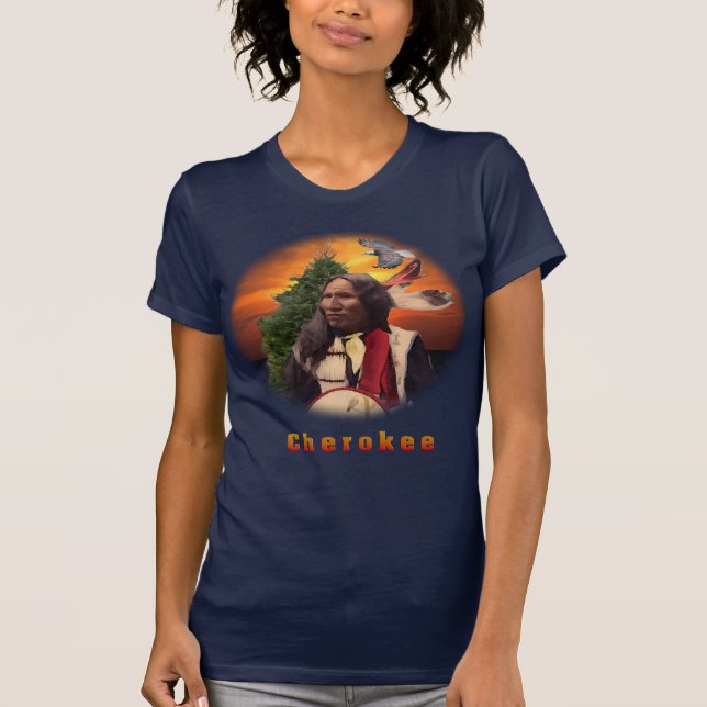 Cherokee indisk t-shirts (Framsida)