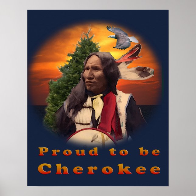 Cherokee indiska produkter poster (Framsidan)