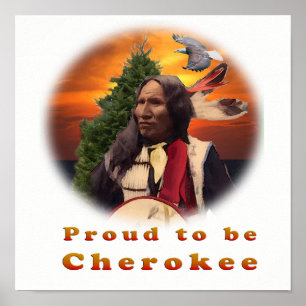 Cherokee indiska produkter poster