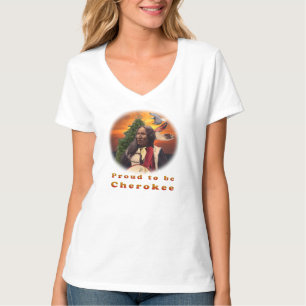 Cherokee indiska t-skjortor tee shirt