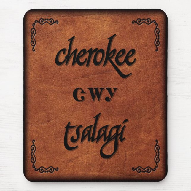 Cherokee läder - Tsalagi Musmatta (Framsidan)