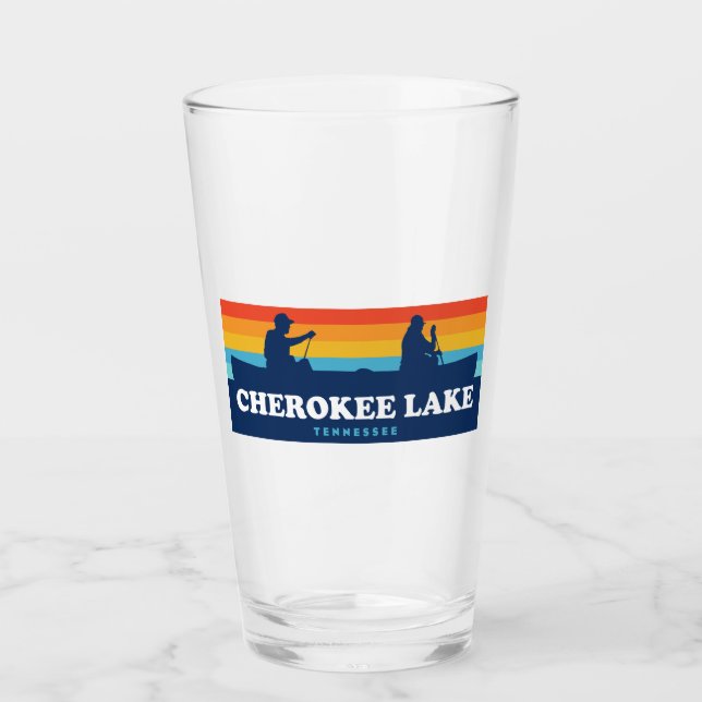 Cherokee Lake Tennessee Kanot Glaskopp (Framsida)