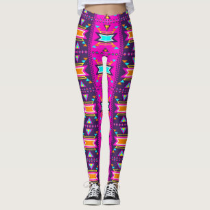 Cherokee Mönster Leggings