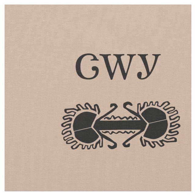 Cherokee mönster tyg (Närbild)