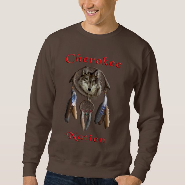 Cherokee Nation Lång Ärmad Tröja (Framsida)
