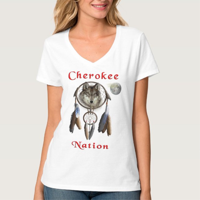 Cherokee Nation T Shirt (Framsida)