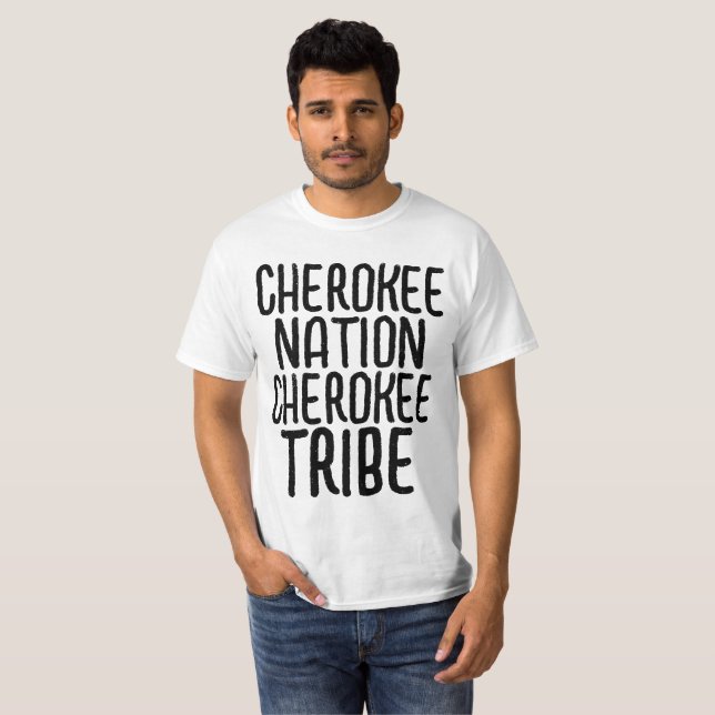CHEROKEE NATION VINTAGE T-SHIRTS TEES (Hel framsida)