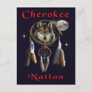 Cherokee-nation Vykort