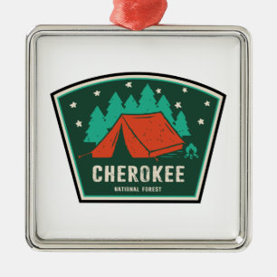 Cherokee National Forest Camping Julgransprydnad Metall