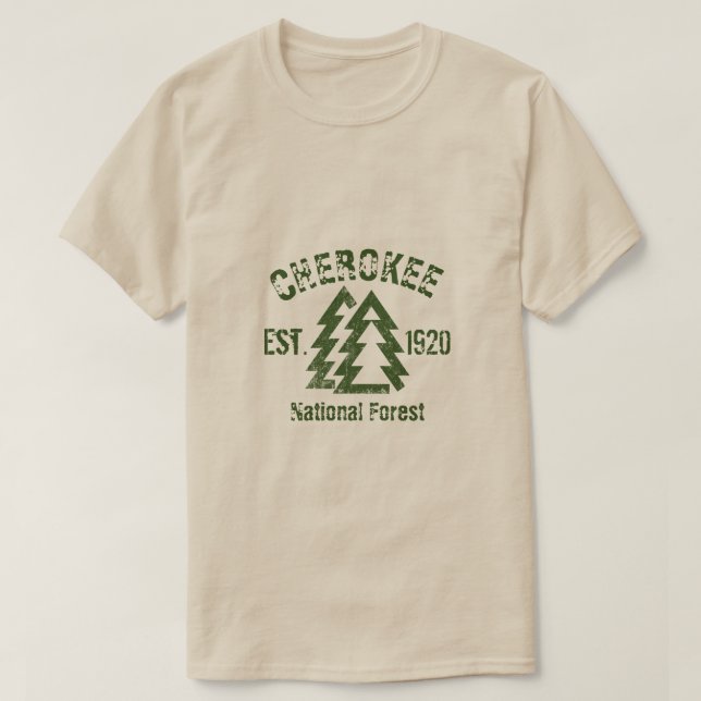 Cherokee National Forest T-Shirt (Design framsida)