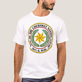 Cherokee-nationens sigill Cherokee uramerikan T Shirt