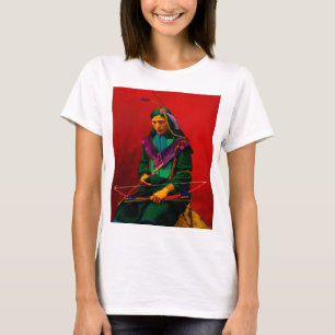 Cherokee Native American Pop Art T Shirt