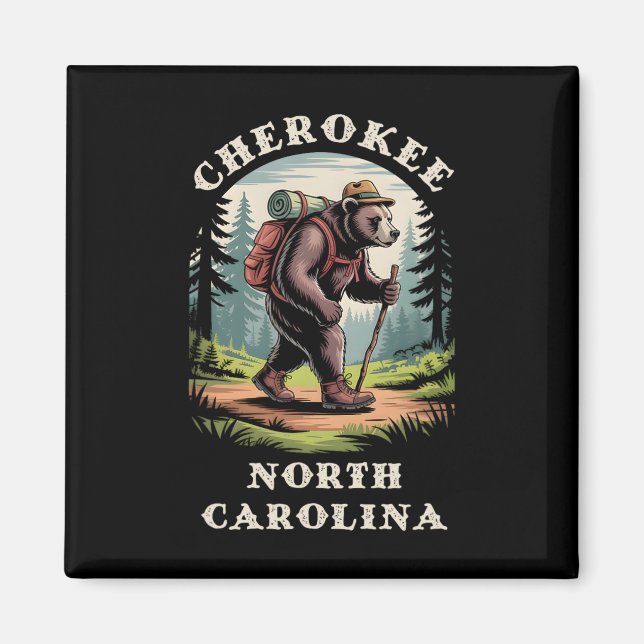 Cherokee North Carolina  Magnet (Framsidan)