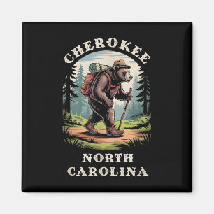 Cherokee, North Carolina Nc Blue Ridge Vandring Bj Magnet