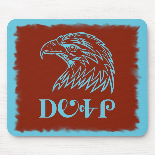 Cherokee örn - Awohali Mousepad Musmatta (Framsidan)